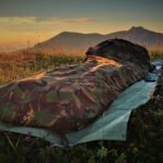 bivouac, mountain, evening atmosphere